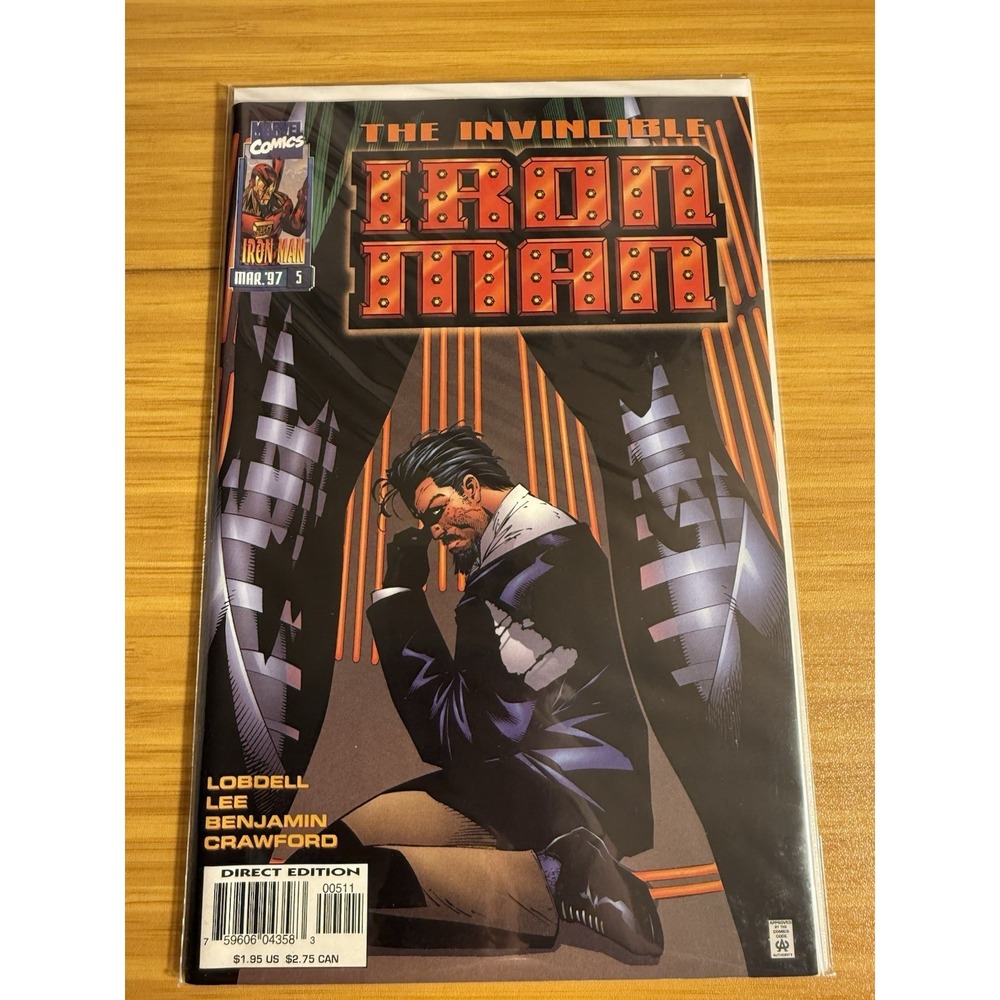 IRON MAN #5 FIRST PRINT MARVEL COMICS (1997)‎ TONY STARK CANNON